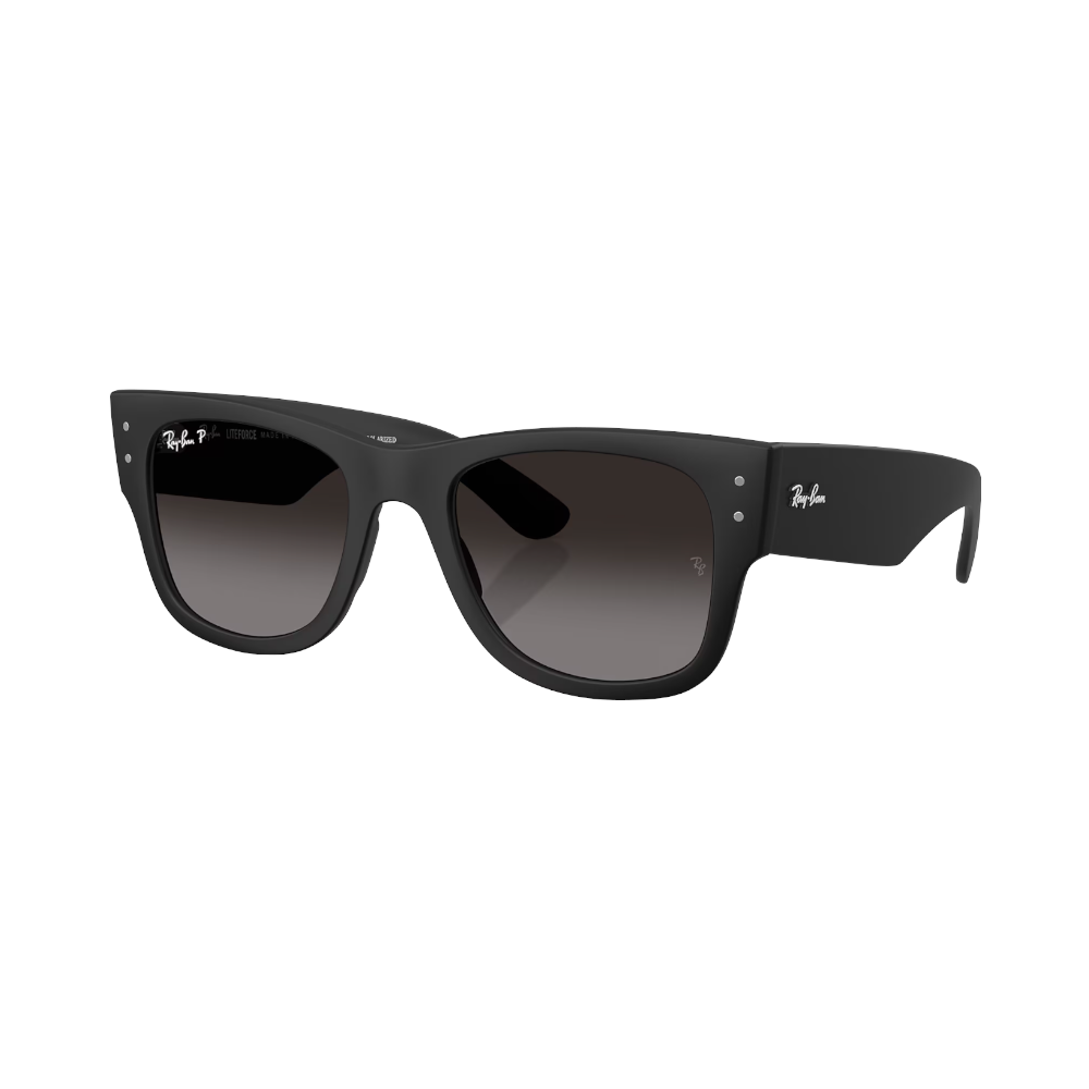 Ray-Ban MEGA WAYFARER LITEFORCE RB4840S sand schwarz / grau POL S