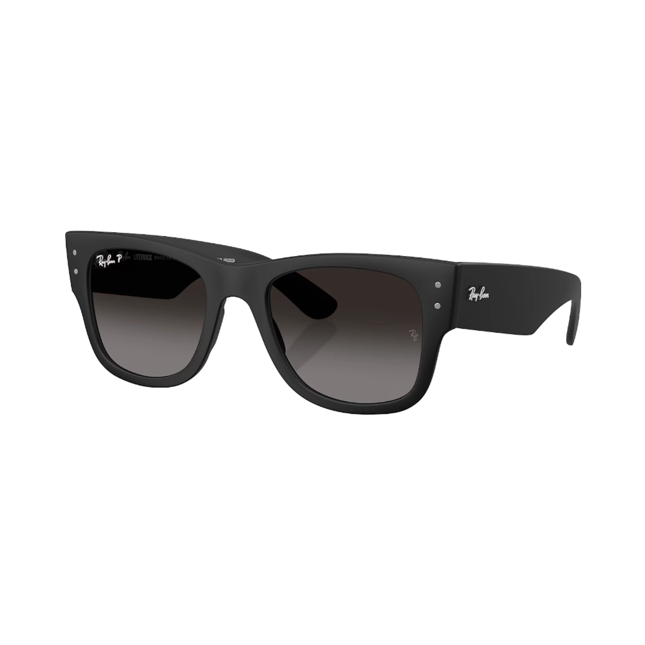 Ray-Ban MEGA WAYFARER LITEFORCE RB4840S black sand / gray POL S