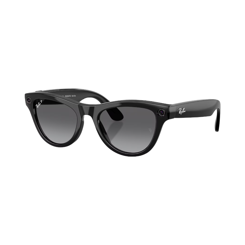 Ray-Ban Meta SKYLER 0RW4014 schwarz / grafit POL S