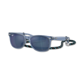 Ray-Ban JUNIOR NEW WAYFARER RJ9052S bleu opale / bleu XS