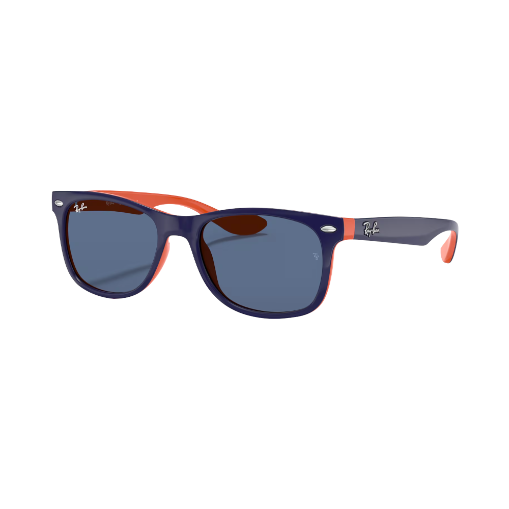 Ray-Ban JUNIOR NEW WAYFARER RJ9052S blau auf orange / blau XS