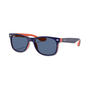 Ray-Ban JUNIOR NEW WAYFARER RJ9052S bleu sur orange / bleu XS