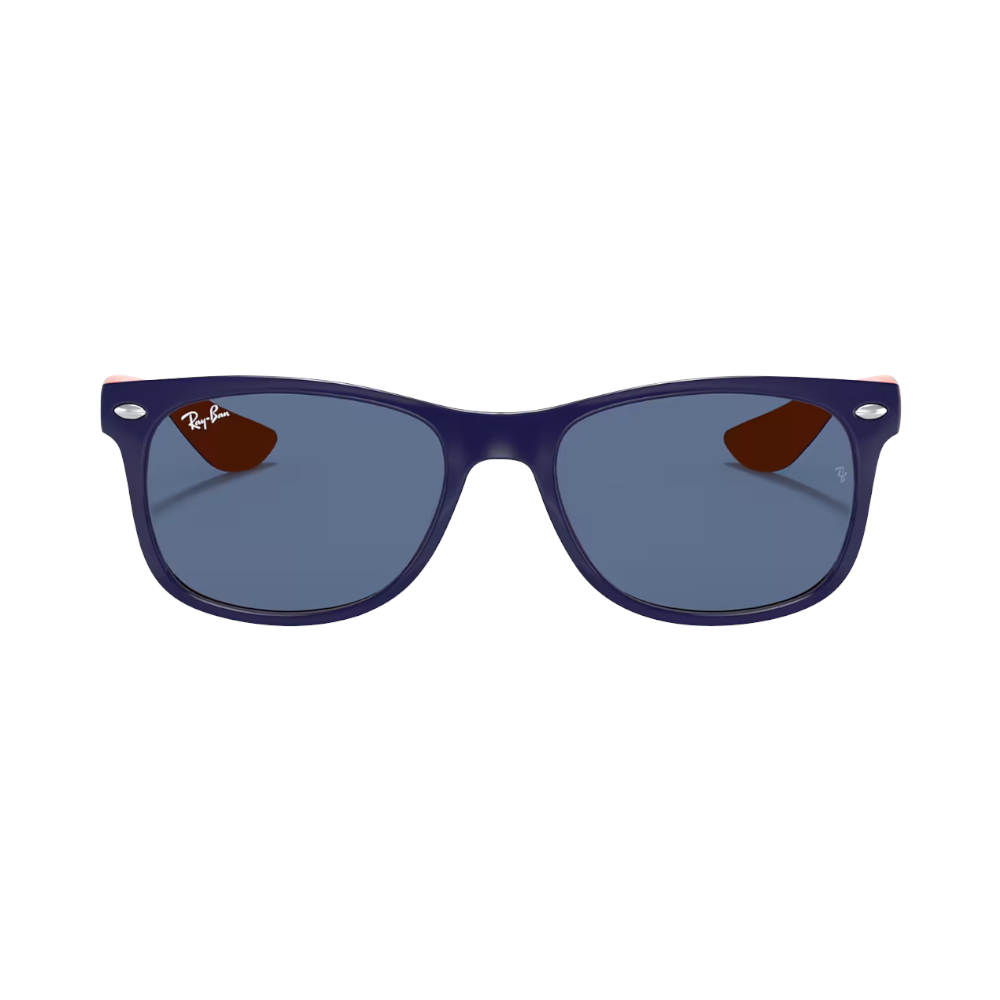 Ray-Ban JUNIOR NEW WAYFARER RJ9052S blu su arancione / blu XS