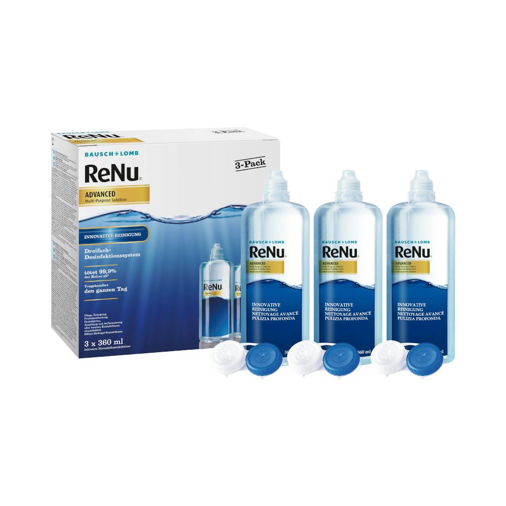 ReNu Advanced - 3x360ml + Behälter