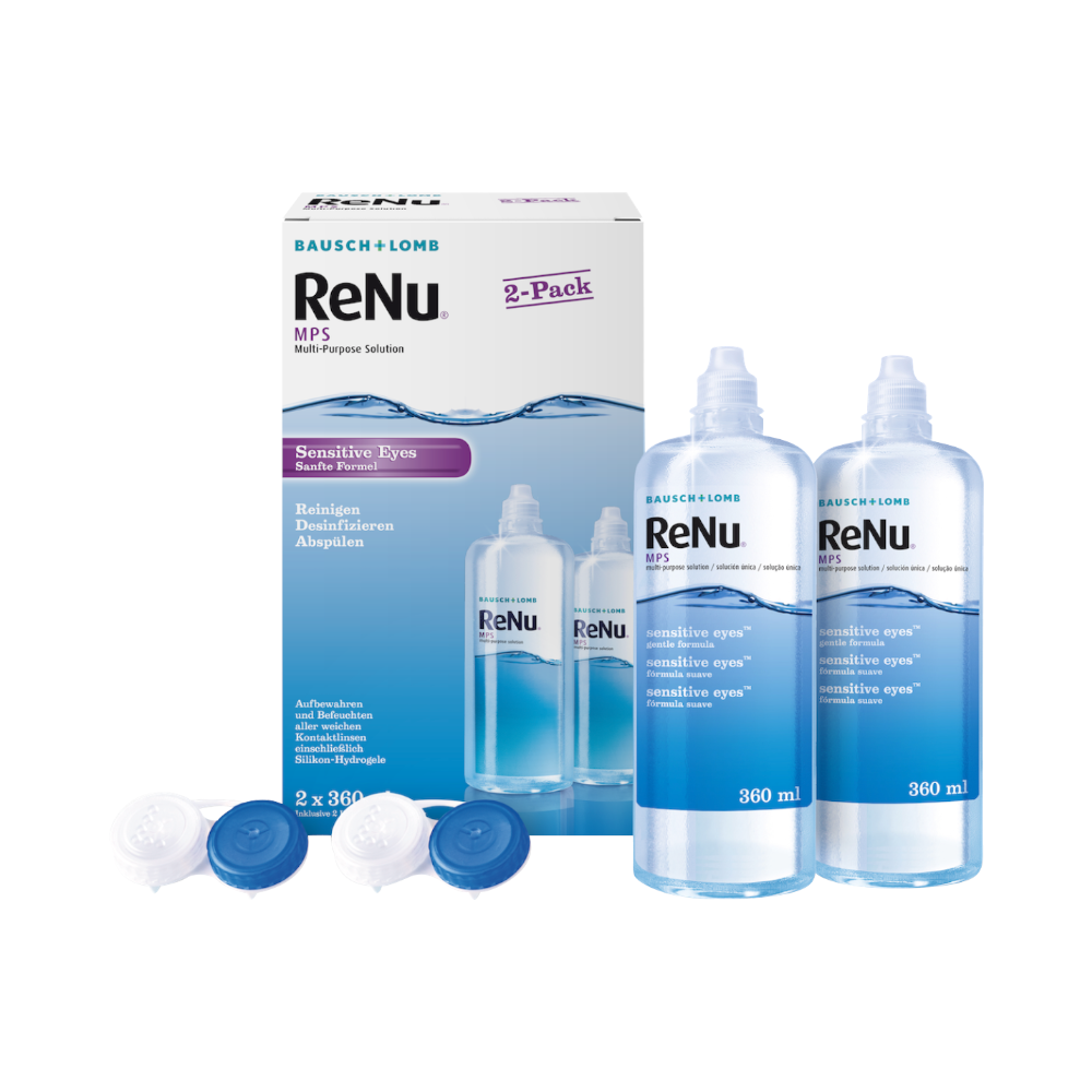 ReNu MPS Sensitive Eyes - 2x360ml + Behälter
