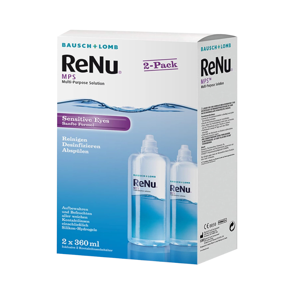 ReNu MPS Sensitive Eyes - 2x360ml + Behälter