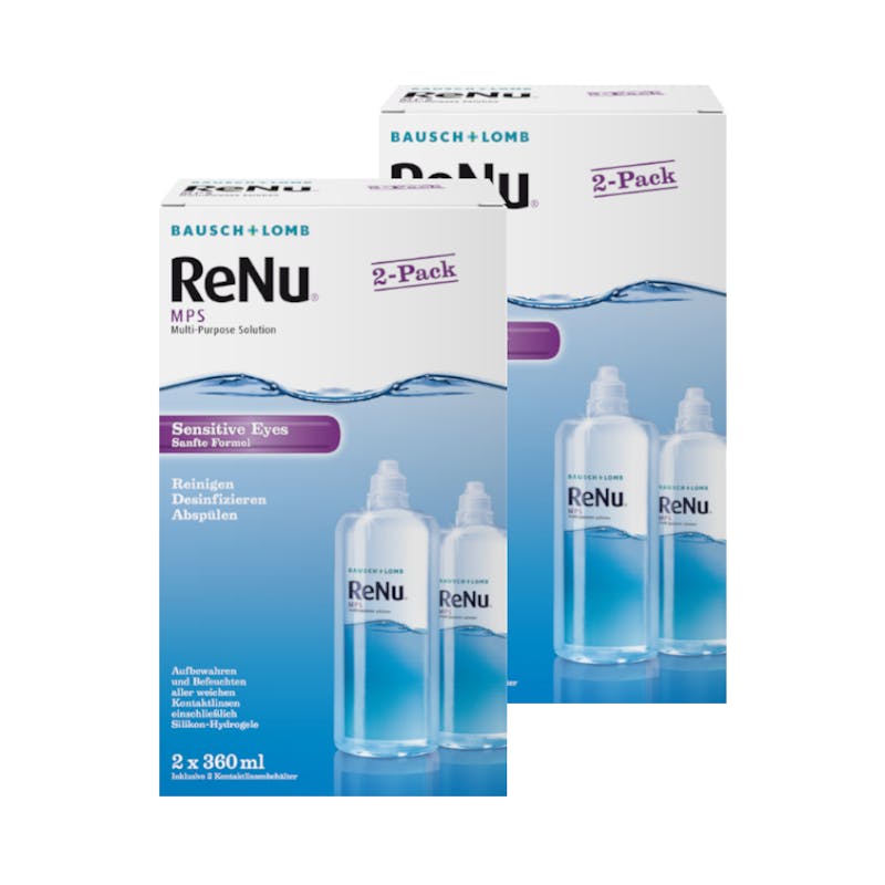 ReNu MPS Sensitive Eyes - 4x360ml + Behälter