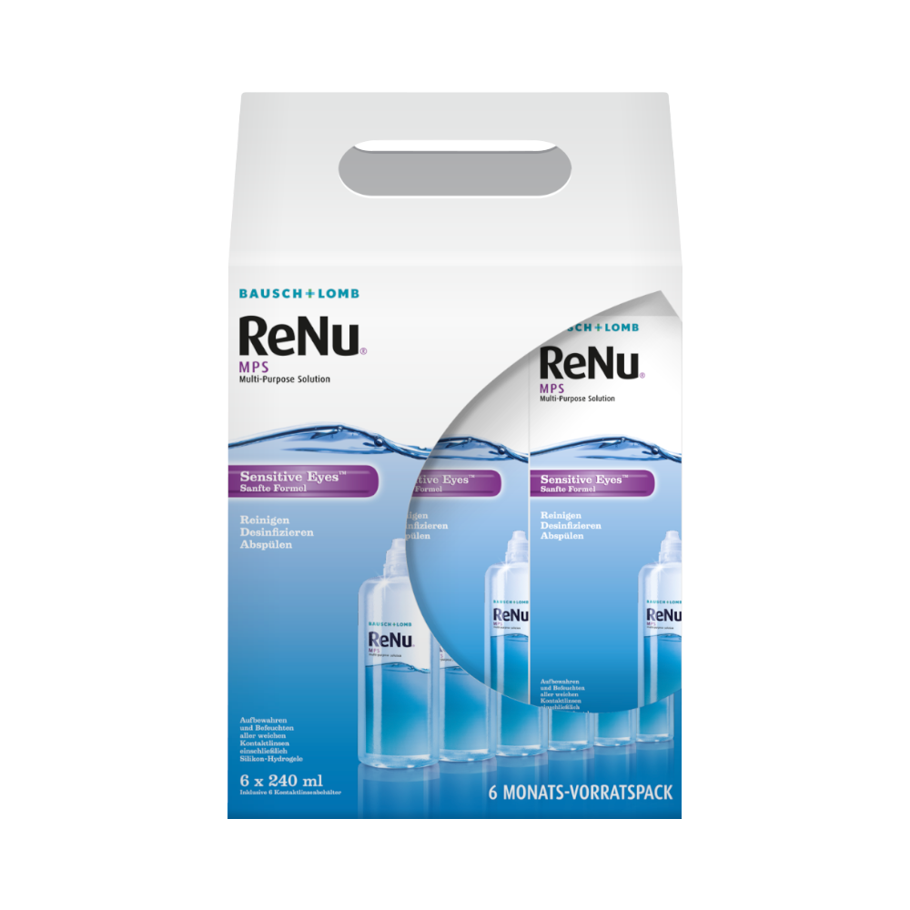 Bausch+Lomb ReNu MPS Jumbo Pack - 6 x 240ml 7391899848143