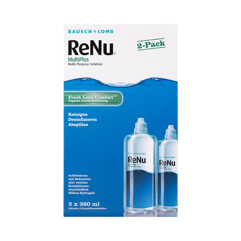 ReNu MultiPlus - 2x360ml + étui pour lentilles