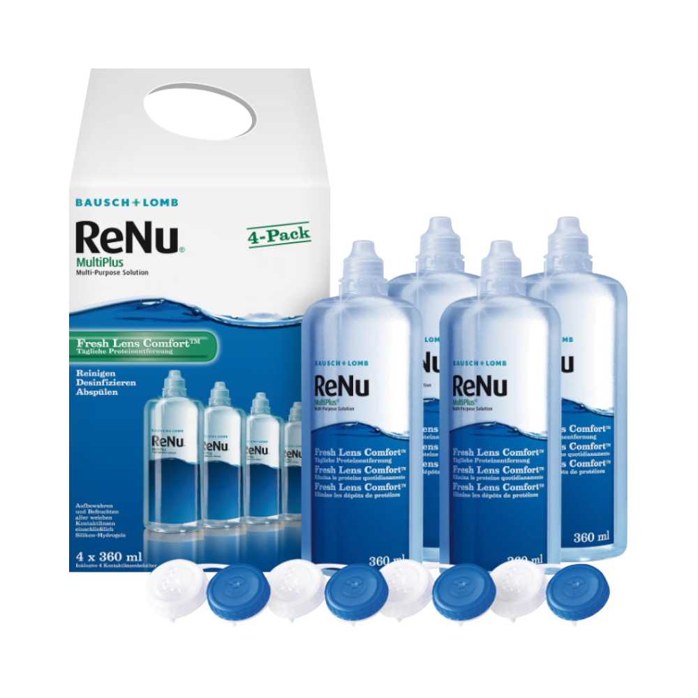 Bausch+Lomb ReNu MultiPlus - 4 x 360ml + Behälter 7391899858487