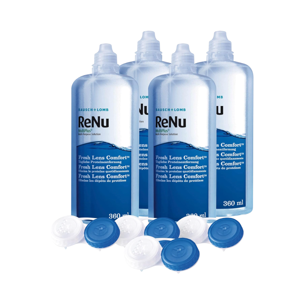 ReNu MultiPlus - 4x360ml + lens case