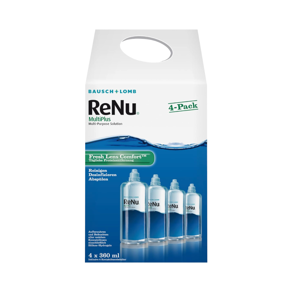 ReNu MultiPlus - 4x360ml + lens case