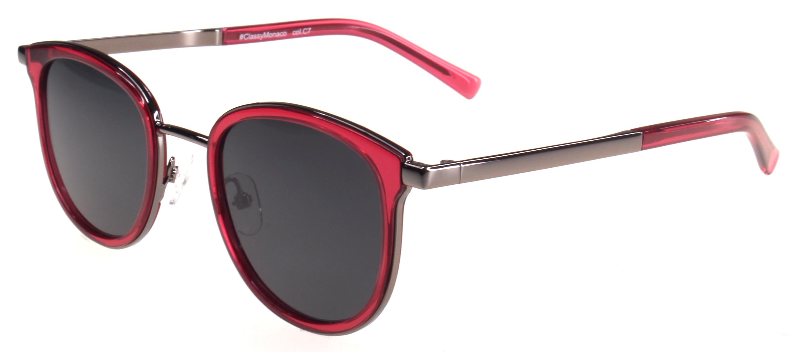 LENSVISION - #ClassyMonaco POL - rot / silber