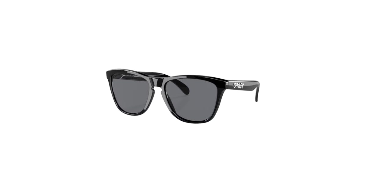 Oakley Frogskins 24-306 Polished Black/Grey Sunglasses