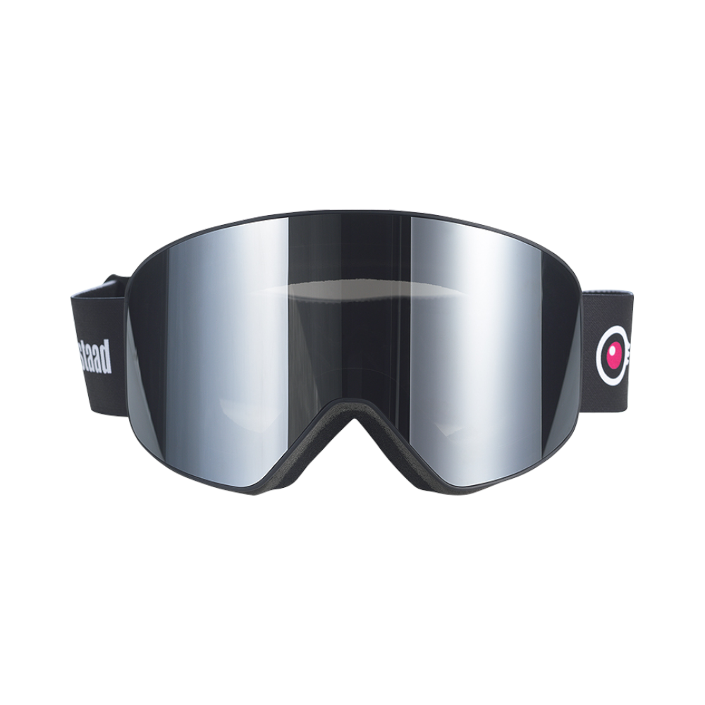 LENSVISION - #GlossyGstaad - matt black with silver mirror