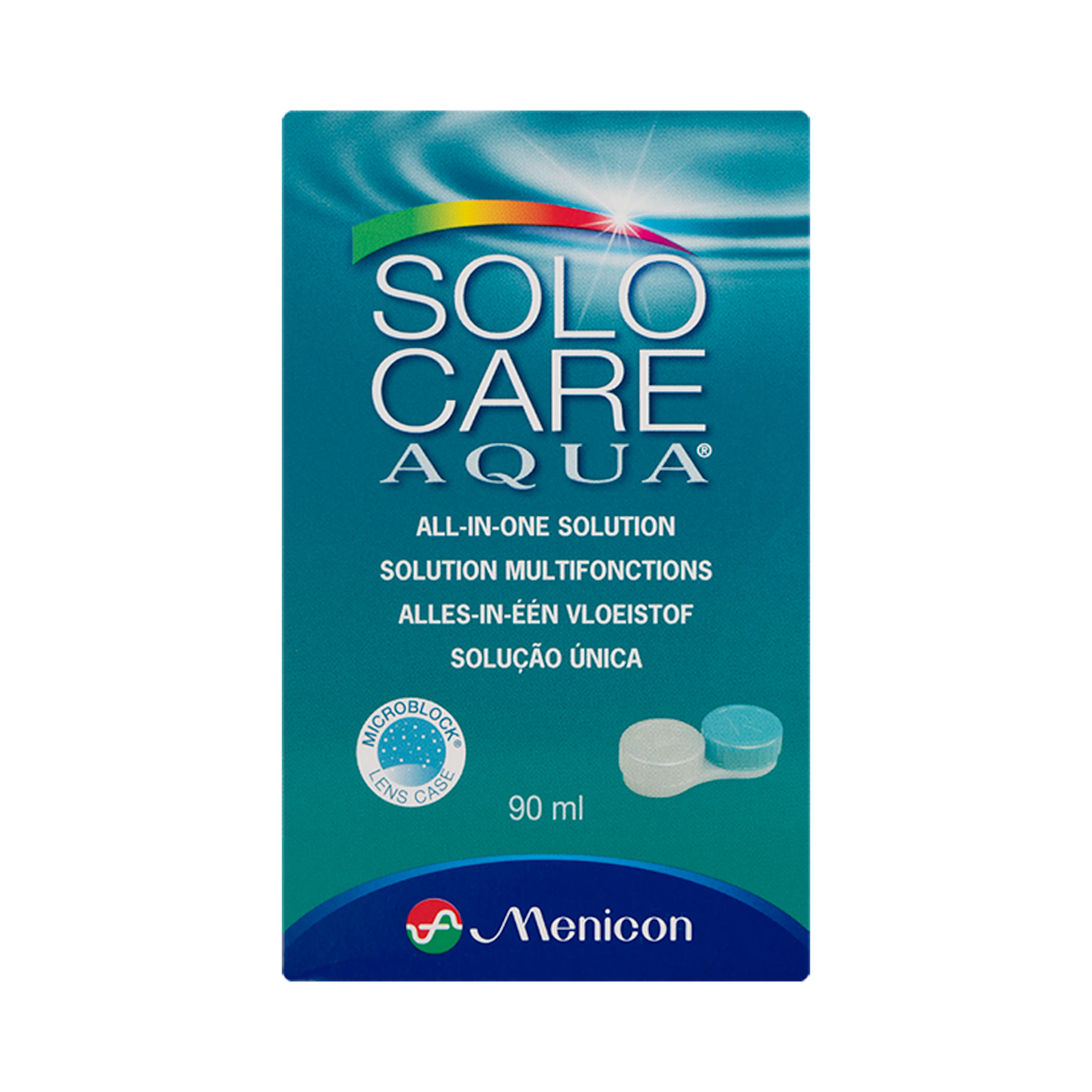 Solo Care Aqua - 90ml + contenitore per lenti