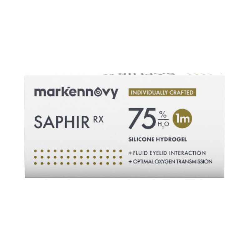 Saphir Rx monthly TORIC - 6 monthly lenses
