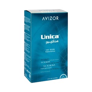 Unica Sensitive - 2x350ml + étui pour lentilles