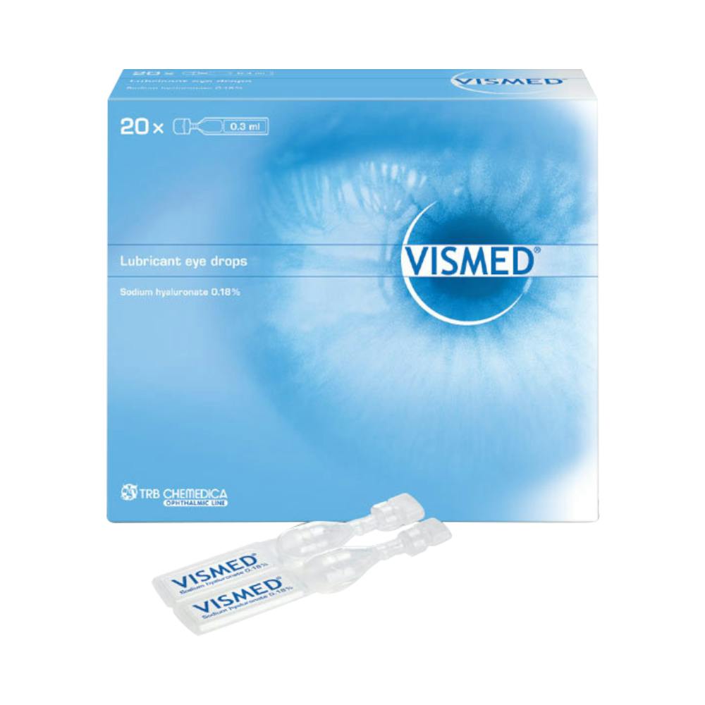 VISMED Augentropfen 20x0.3ml front