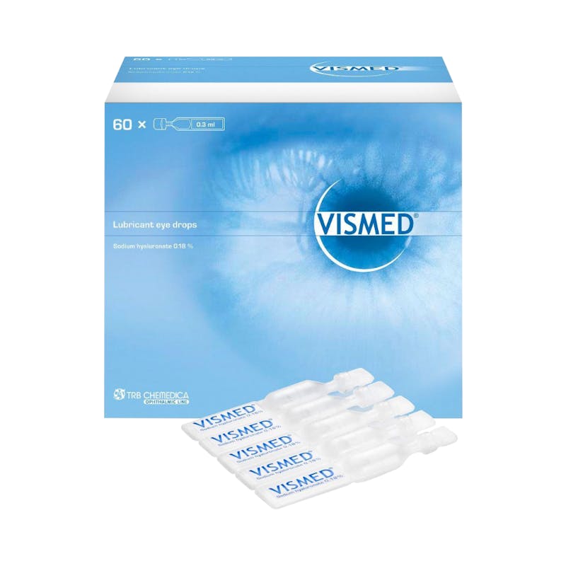 VISMED Augentropfen 0.18% - 60x0.3ml Ampullen