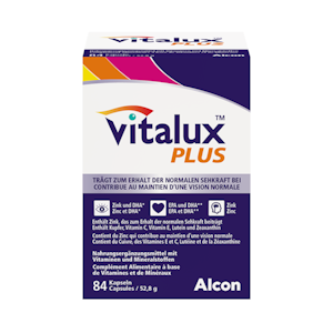 Vitalux Plus Omega-3 Fettsäure und Lutein 84