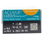 ACUVUE OASYS 1-Day with HydraLuxe for Astigmatism - 30 lenti giornaliere