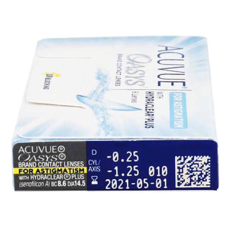 Acuvue Oasys for Astigmatism - 12 contact lenses