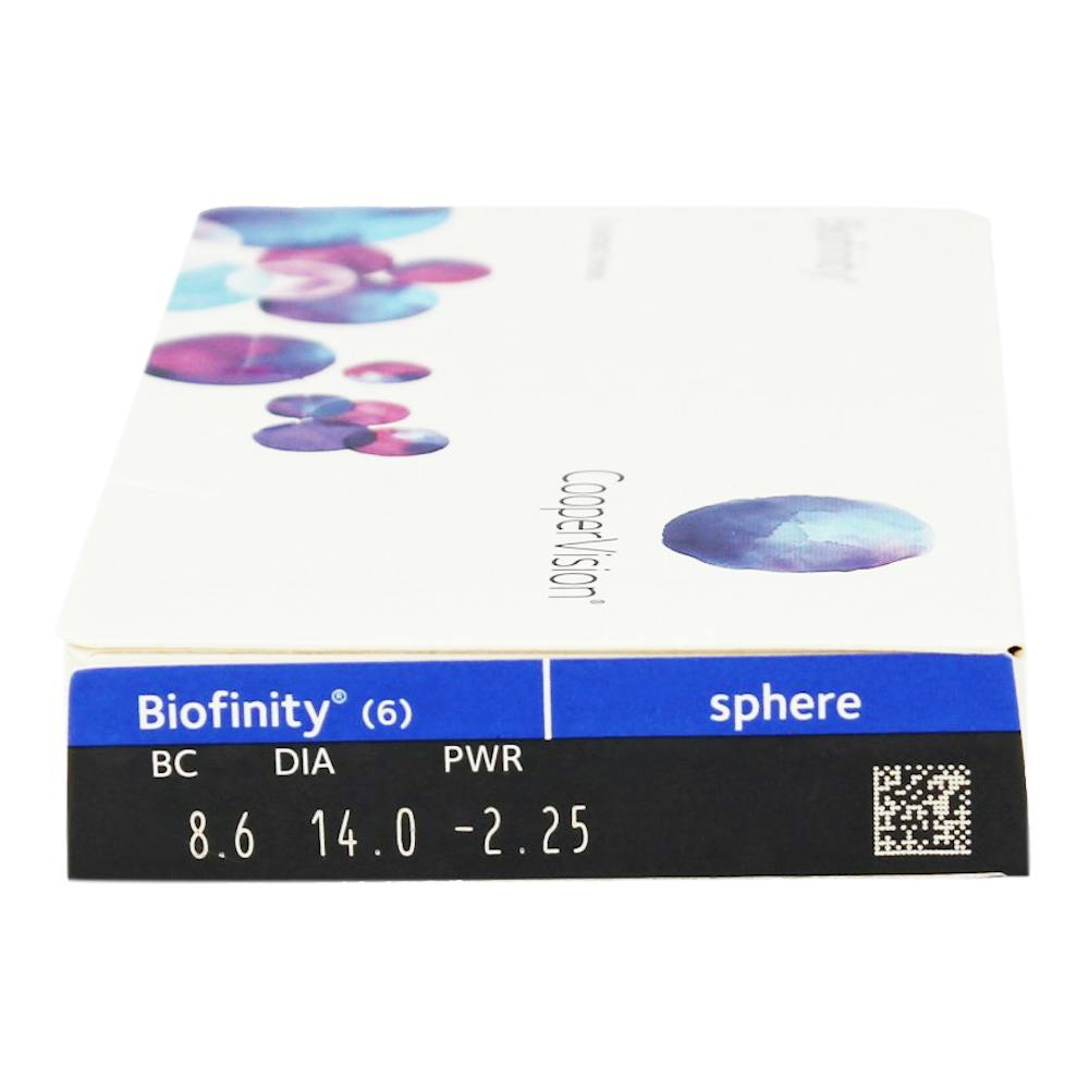 Biofinity 6 parameters