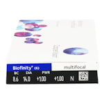 Biofinity Multifocal - 6 lentilles mensuelles