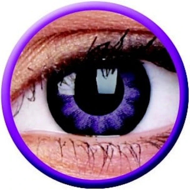 ColourVUE BigEyes Ultra Violet 2 lentilles de trois mois
