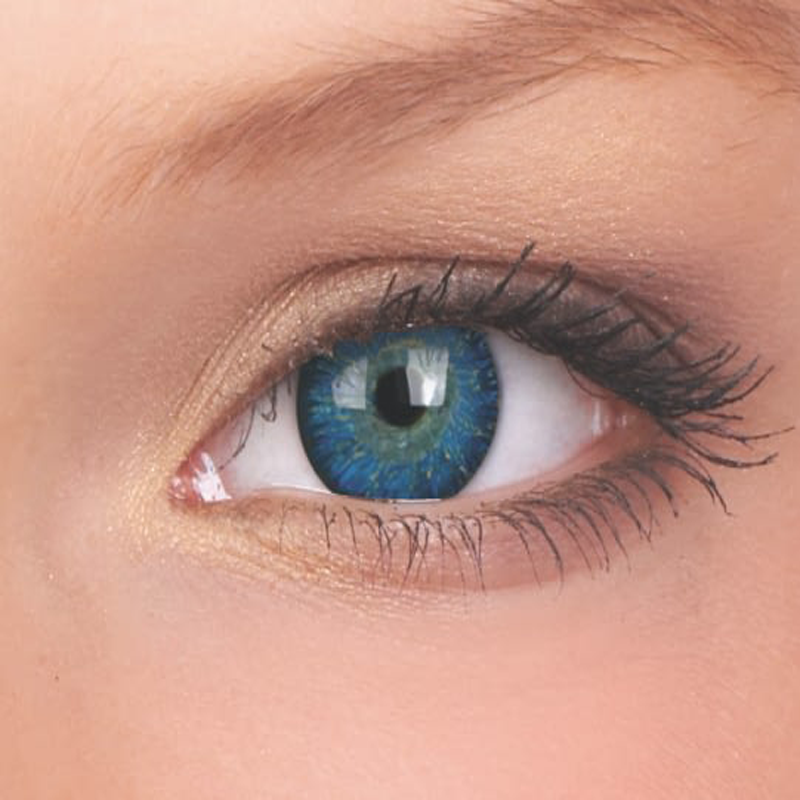 ColourVUE Glamour Blue 2 Drei-Monatslinsen