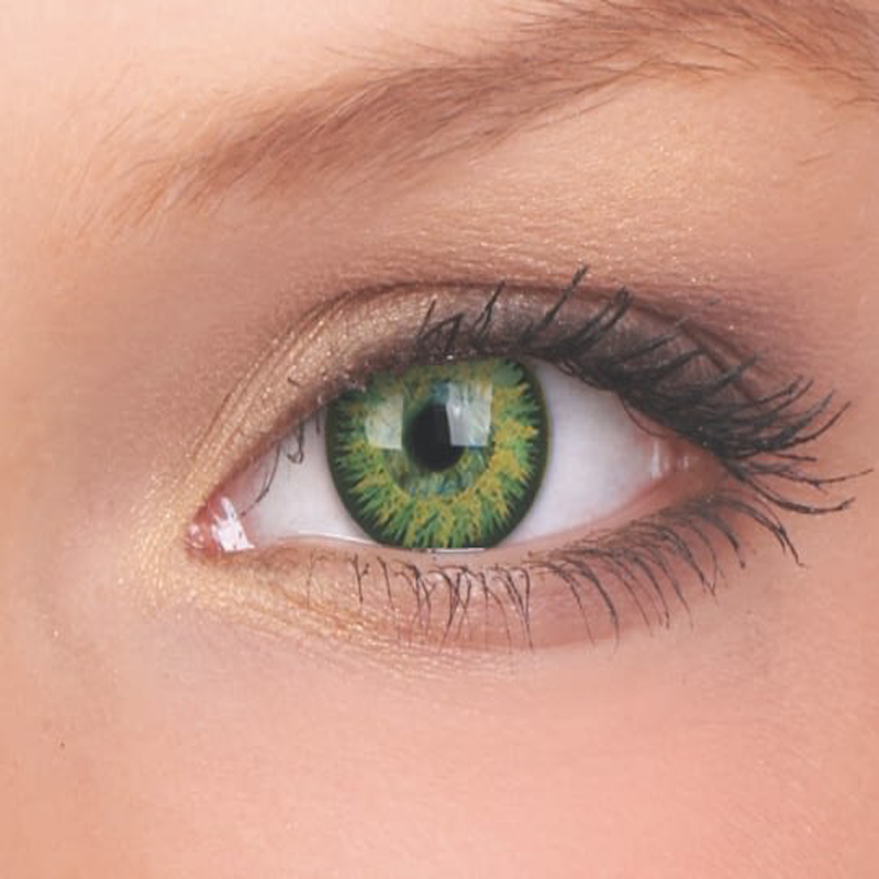 ColourVUE Glamour Green 2 Drei-Monatslinsen