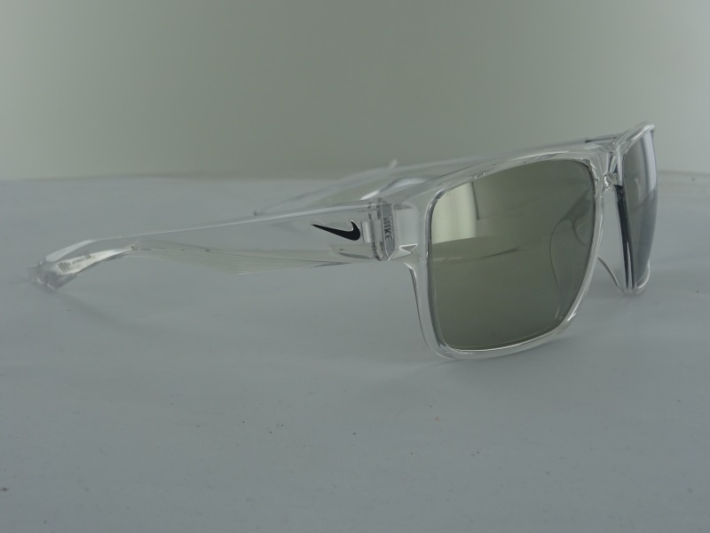 NEW retailer Nike EV1001 900 Clear Essential Venture Sunglasses with Grey Lenses