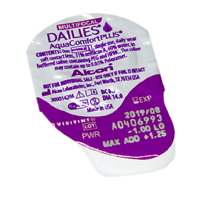 Dailies AquaComfort Plus Multifocal - 90 daily lenses