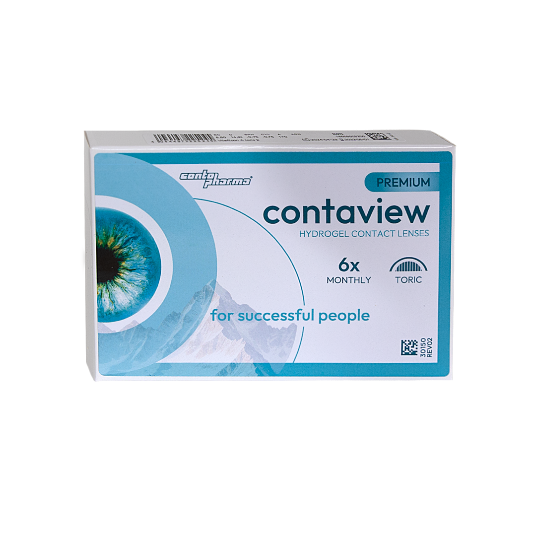 Contaview premium toric UV - 6 Monatslinsen