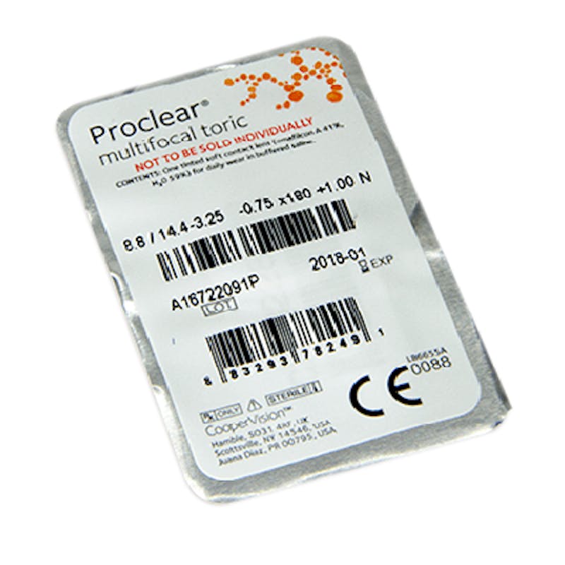 Proclear Multifocal Toric - 6 monthly lenses
