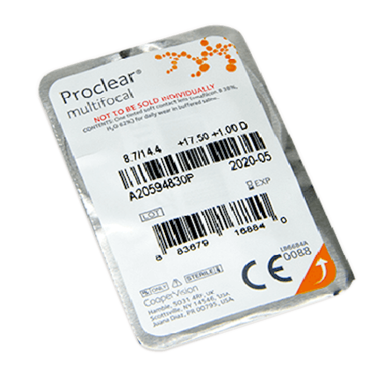 Proclear Multifocal XR - 6 monthly lenses