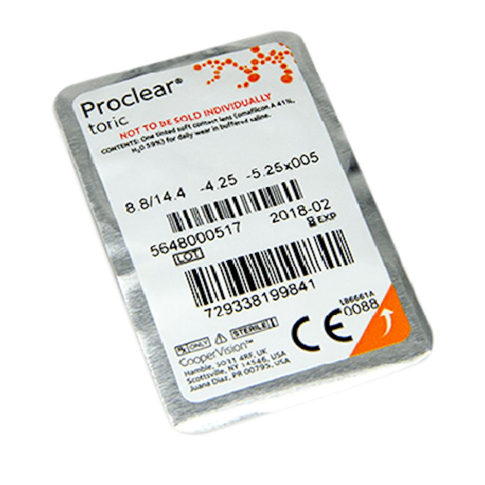 Proclear Toric XR 6 blister