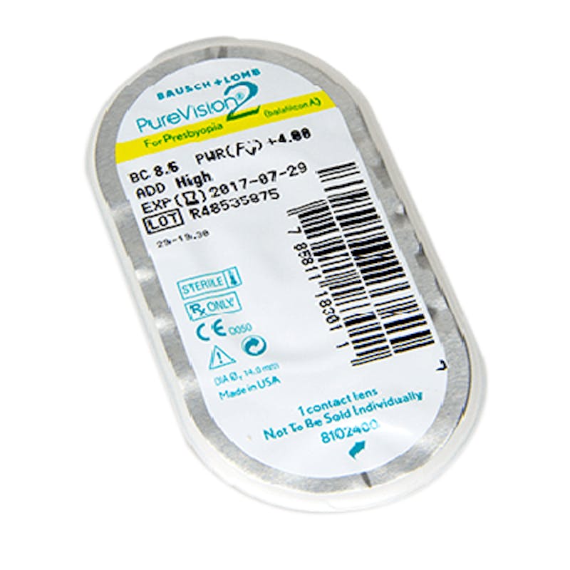 PureVision 2 for Presbyopia - 6 monthly lenses
