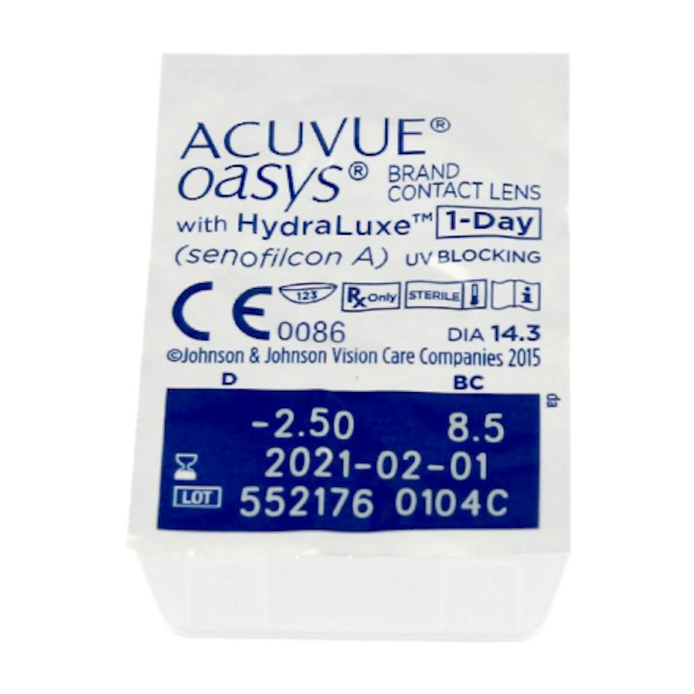 Acuvue Oasys 1-Day with Hydraluxe 90 blister