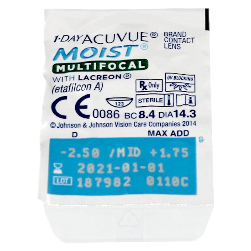 1-Day Acuvue Moist Multifocal - 90 lenti giornaliere
