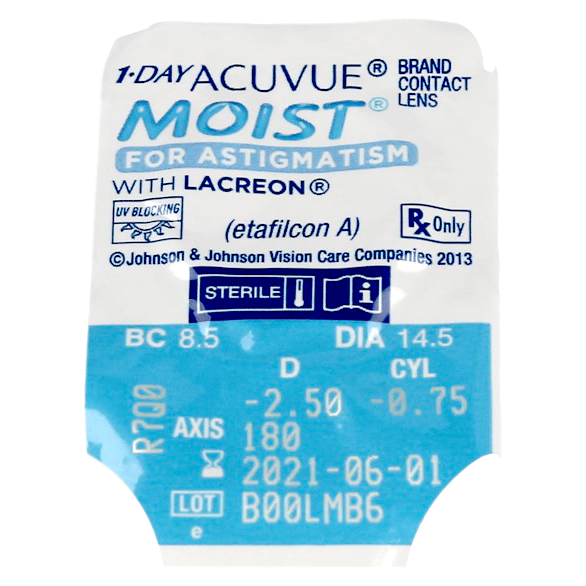 1Day Acuvue Moist for Astigmatism 30 Contact lenses Discountlens.de