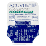 Acuvue Oasys for Presbyopia - 6 lentilles de contact