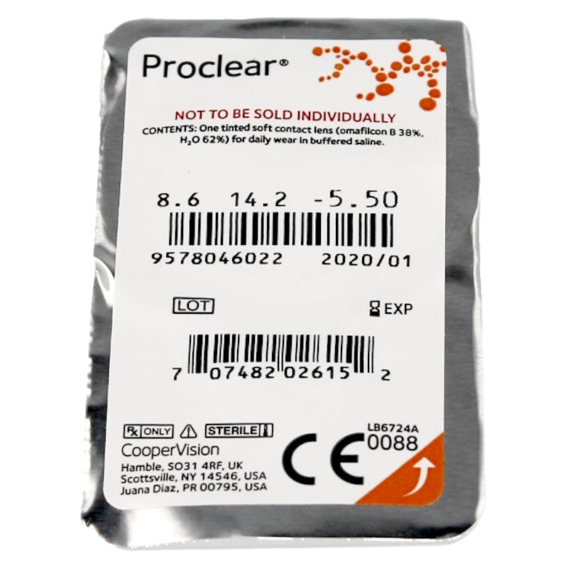 Proclear - 6 monthly lenses